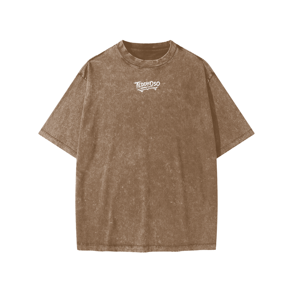 TeddyOso Snow-Washed Stitched Tee