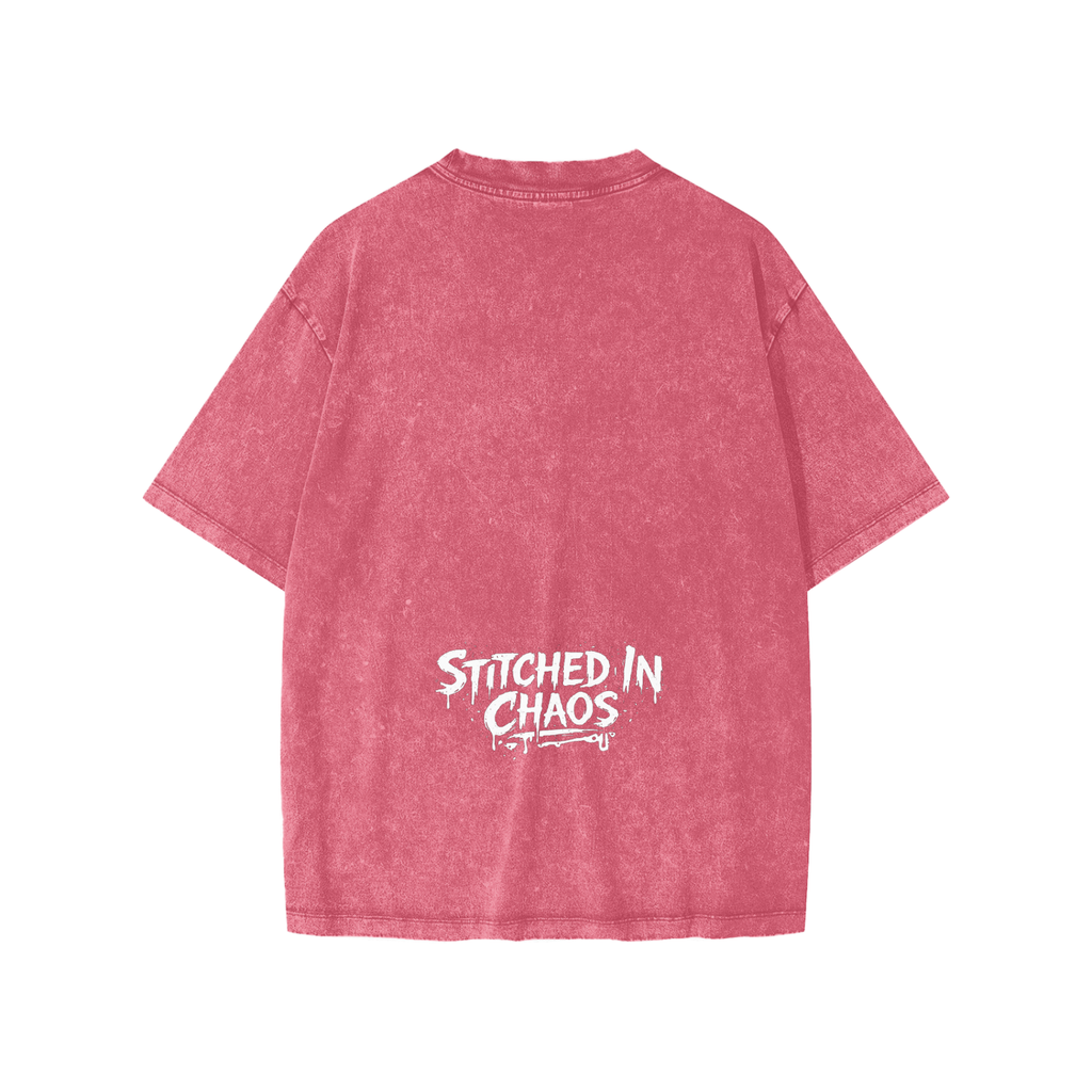 TeddyOso Snow-Washed Stitched Tee