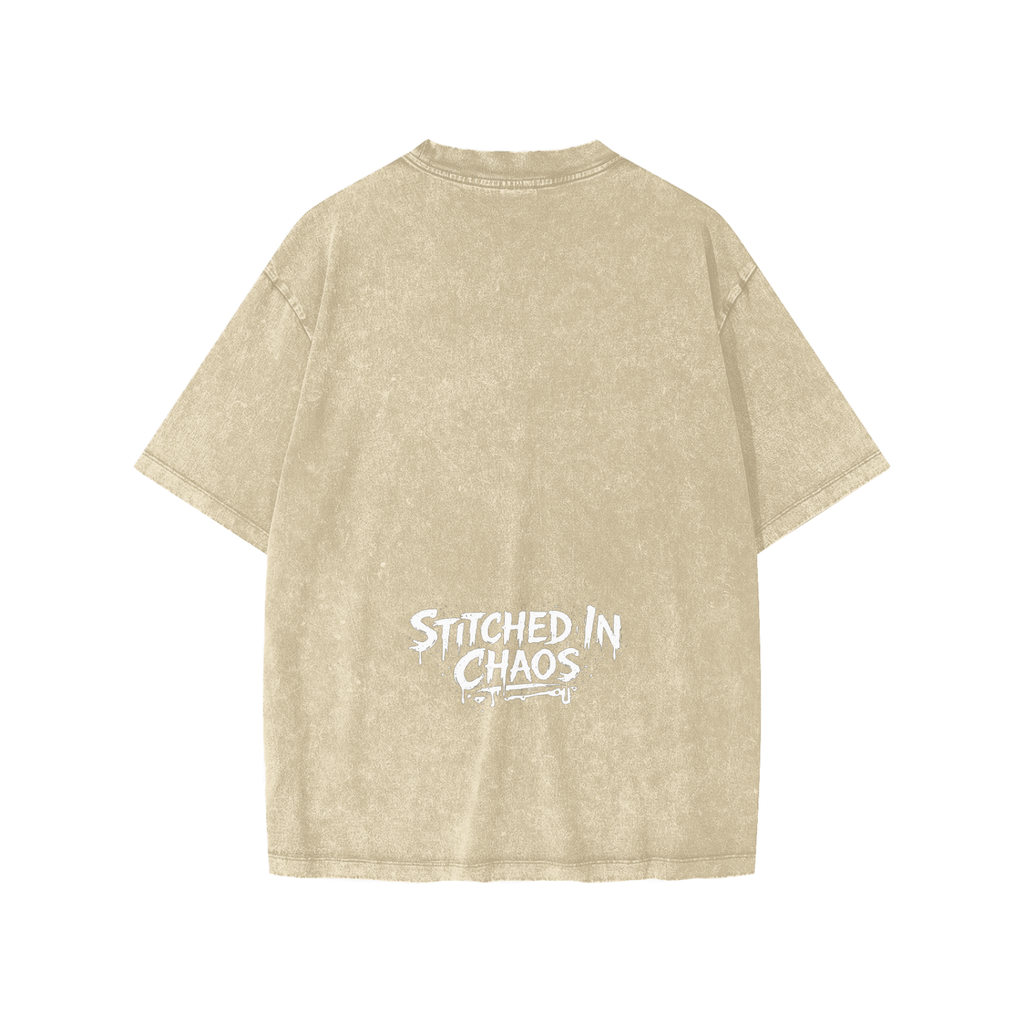 TeddyOso Snow-Washed Stitched Tee