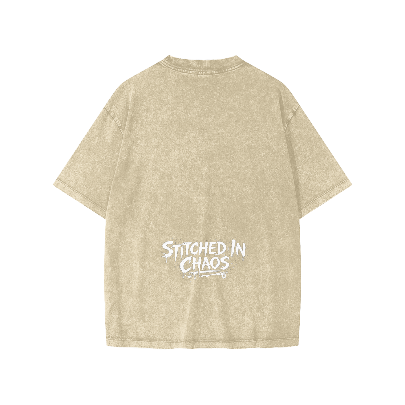 TeddyOso Snow-Washed Stitched Tee