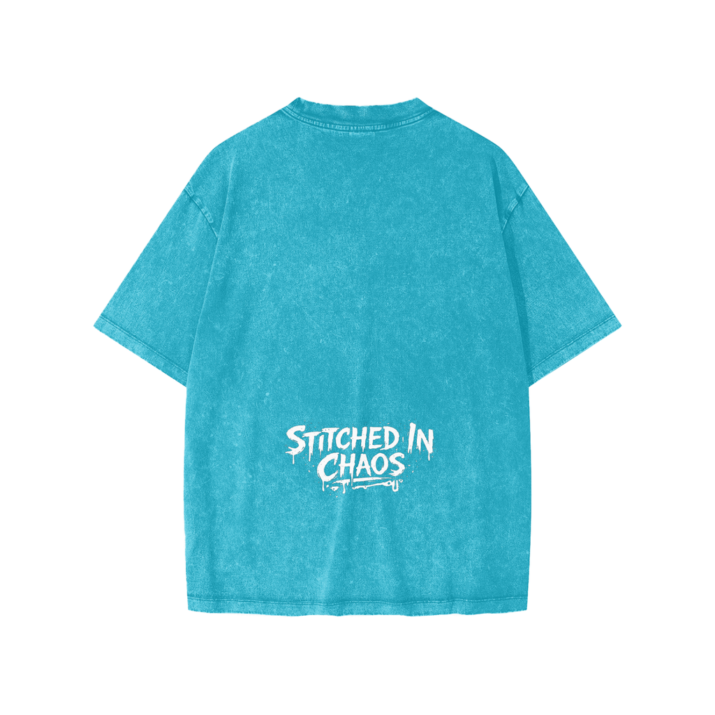 TeddyOso Snow-Washed Stitched Tee