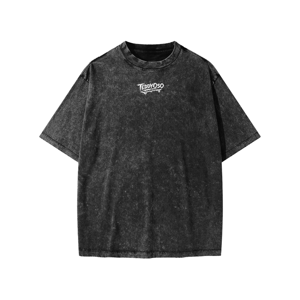 TeddyOso Snow-Washed Stitched Tee
