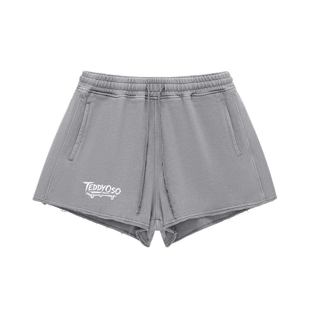 TeddyOso Snow Washed Raw Edge Shorts
