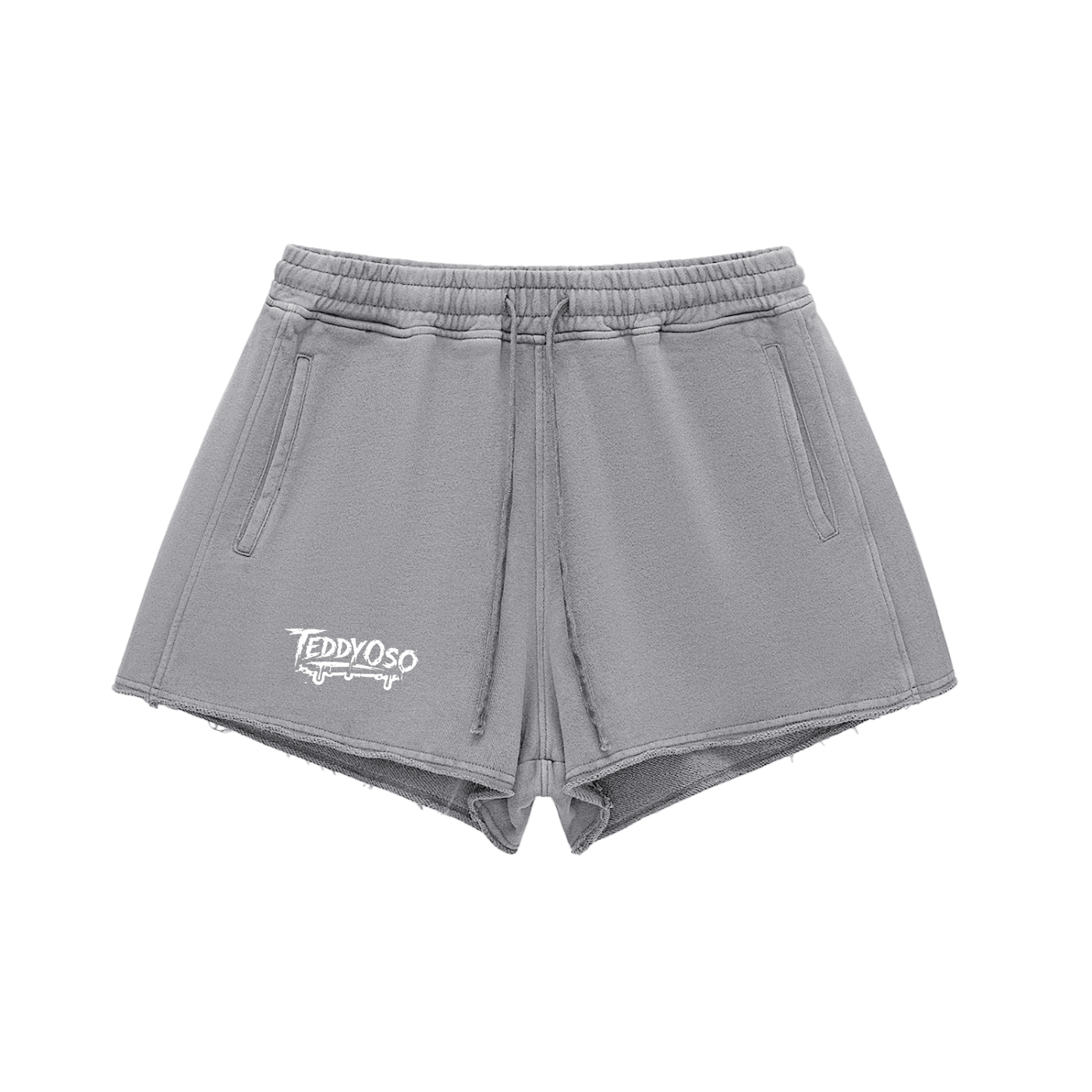 TeddyOso Snow Washed Raw Edge Shorts