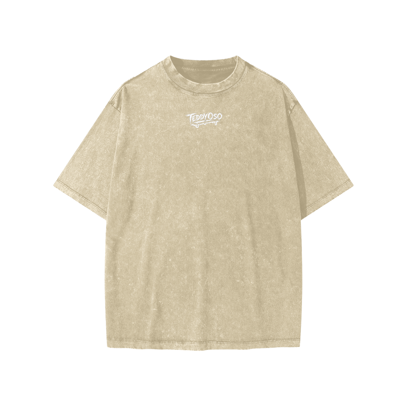 TeddyOso Snow-Washed Stitched Tee